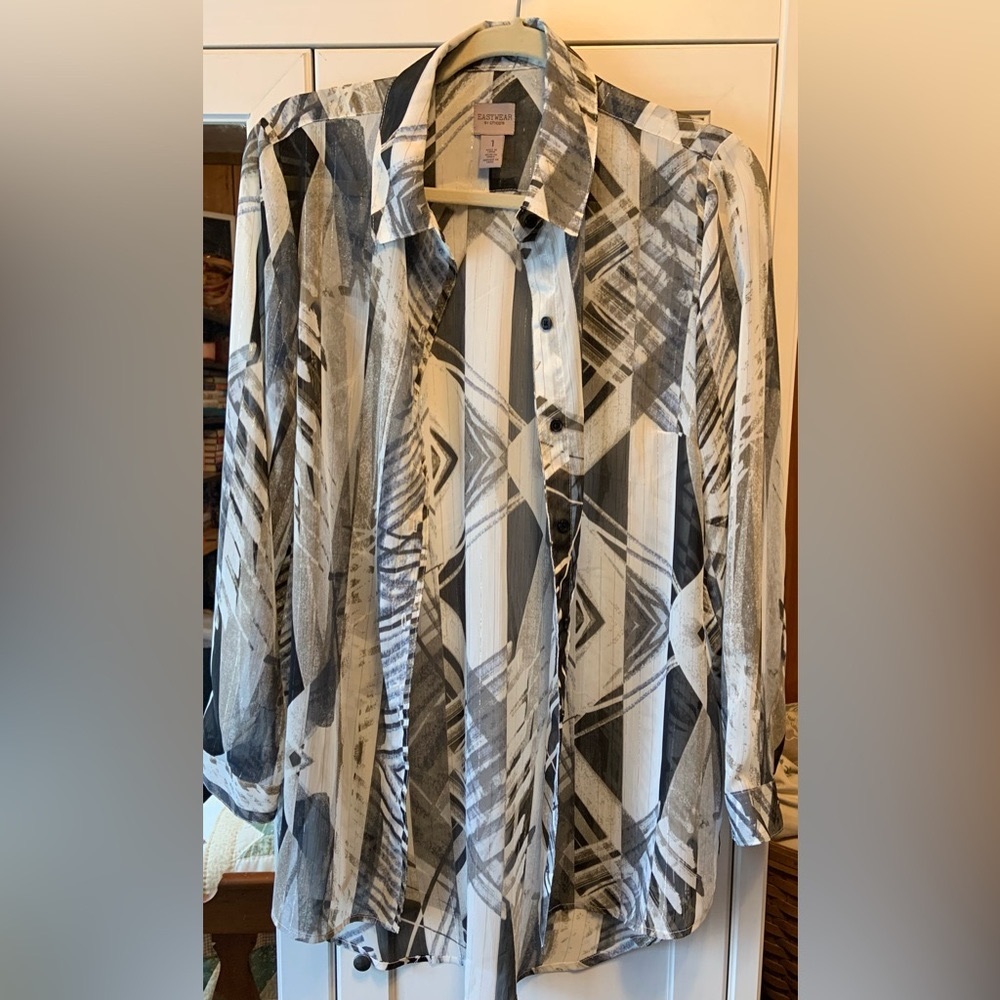 Chico’s sheer blouse